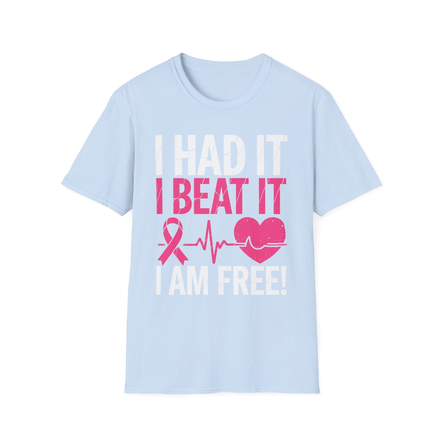 Funny I Had It I Beat It I Am Free Breast Cancer Survivor T-Shirt For Men Women
