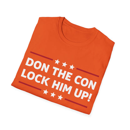 Anti Trump Don The Con Lock Him Up President Tshirt Men Women