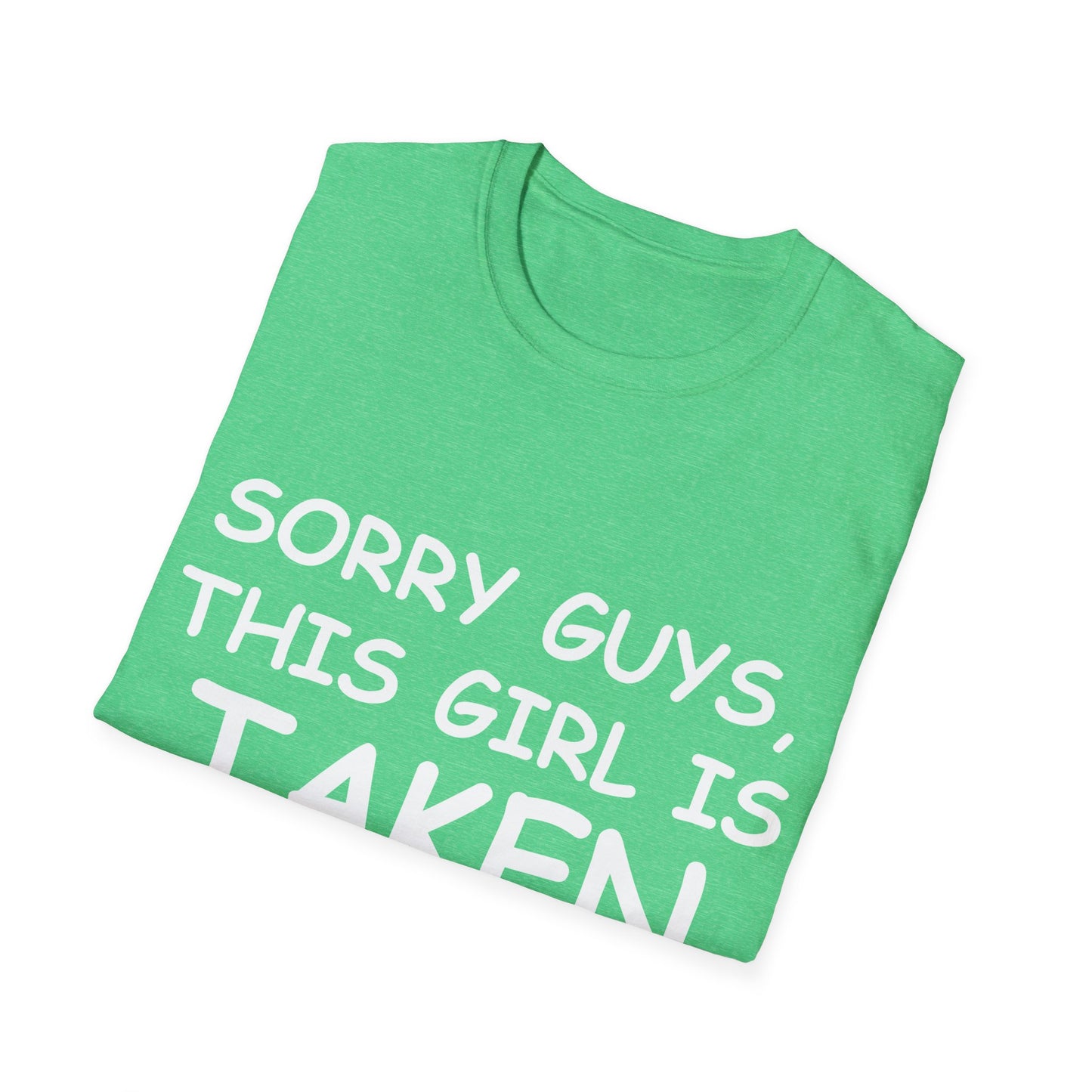 Funny Cute Sorry Im Taken Girlfriend Tshirt from Boyfriend t-Shirt for Men Women