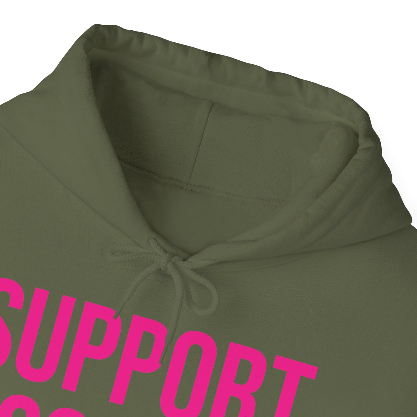 Support Squad Breast Cancer Warrior Awareness October Pink Hoodie