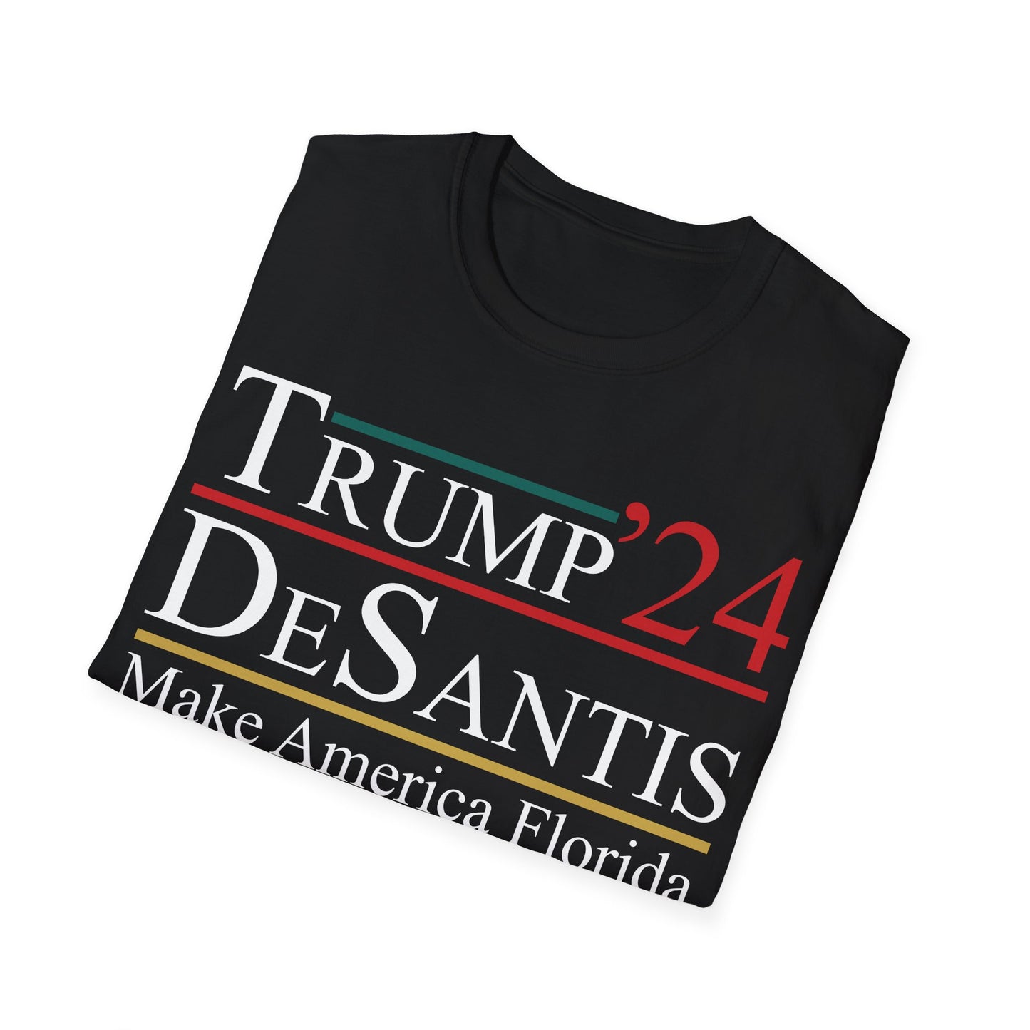 Trump DeSantis 2024 Make America Florida, Election T-Shirt Man Women