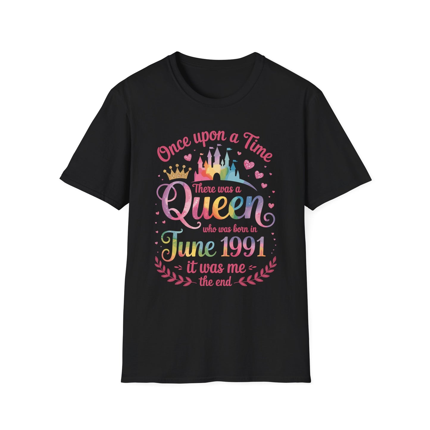 Funny 35 Years Old Birthday Girl 35 Birthday Queen June 1991 T-Shirt For Women