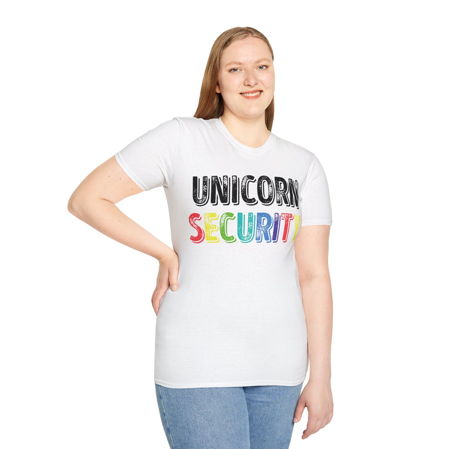 Funny Unicorn Security Costume Police T-Shirt Men Women Kids