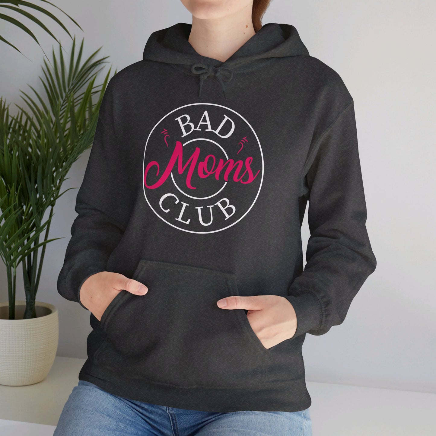 Funny Bad Moms Clubs New Mom Mother Hustler Sarcastic Woman Gift Hoodie
