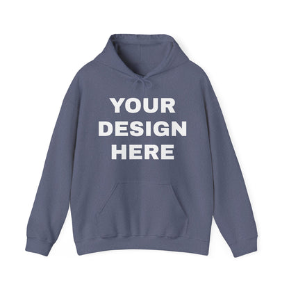 Custom Text Personalized Your Design on Unisex Heavy Blend™ Hooded Sweatshirt