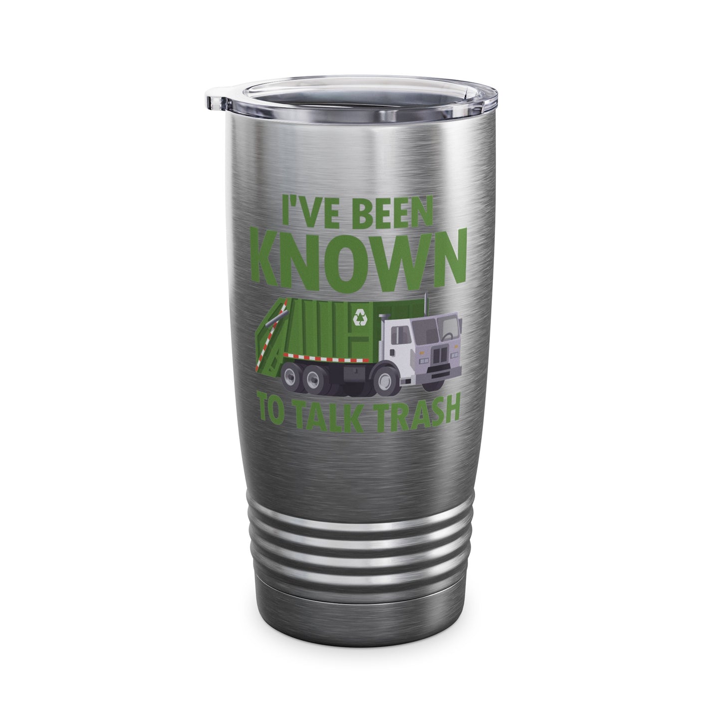 Funny Talk Trash Garbage Truck for Sanitation Worker Tumbler