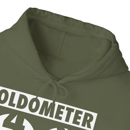 Funny Oldometer Odometer 50th Birthday Gift 50 yrs Old Joke Hoodie For Men Women Hoodie