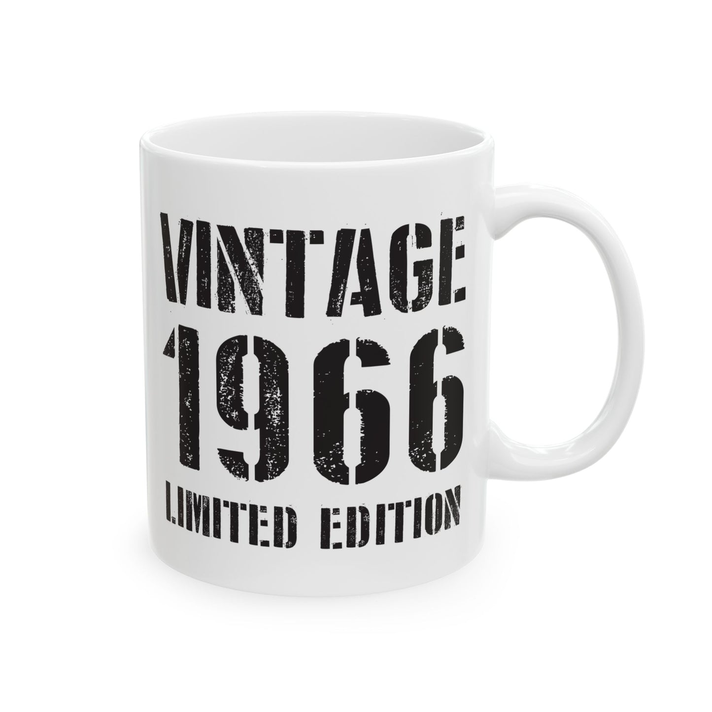 Funny Vintage 1966 60th Birthday Gifts 60 Year Old Coffee Mug For Men Women