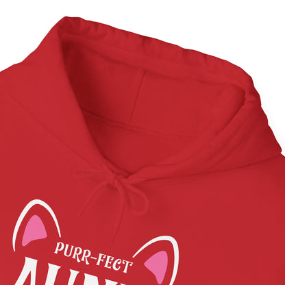 PURR-FECT Aunt Funny Cat Lover Cute Funny Kitten Hoodie Gift For Men Women Hoodie