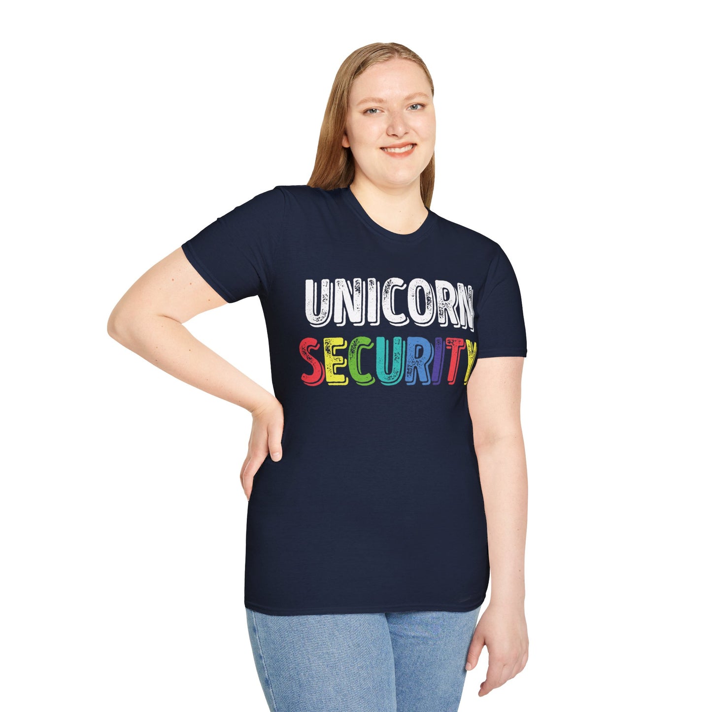 Funny Unicorn Security Costume Police T-Shirt Men Women Kids