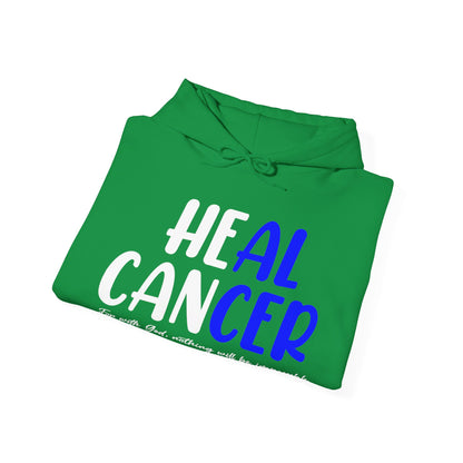 Colon Cancer Faith Bible Verse CRC Awareness Support Heal Family Hoodie For Men Women
