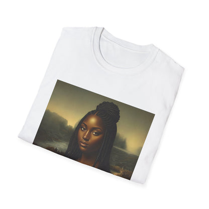 Black Mona Lisa African American Black History Month Funny T-Shirt