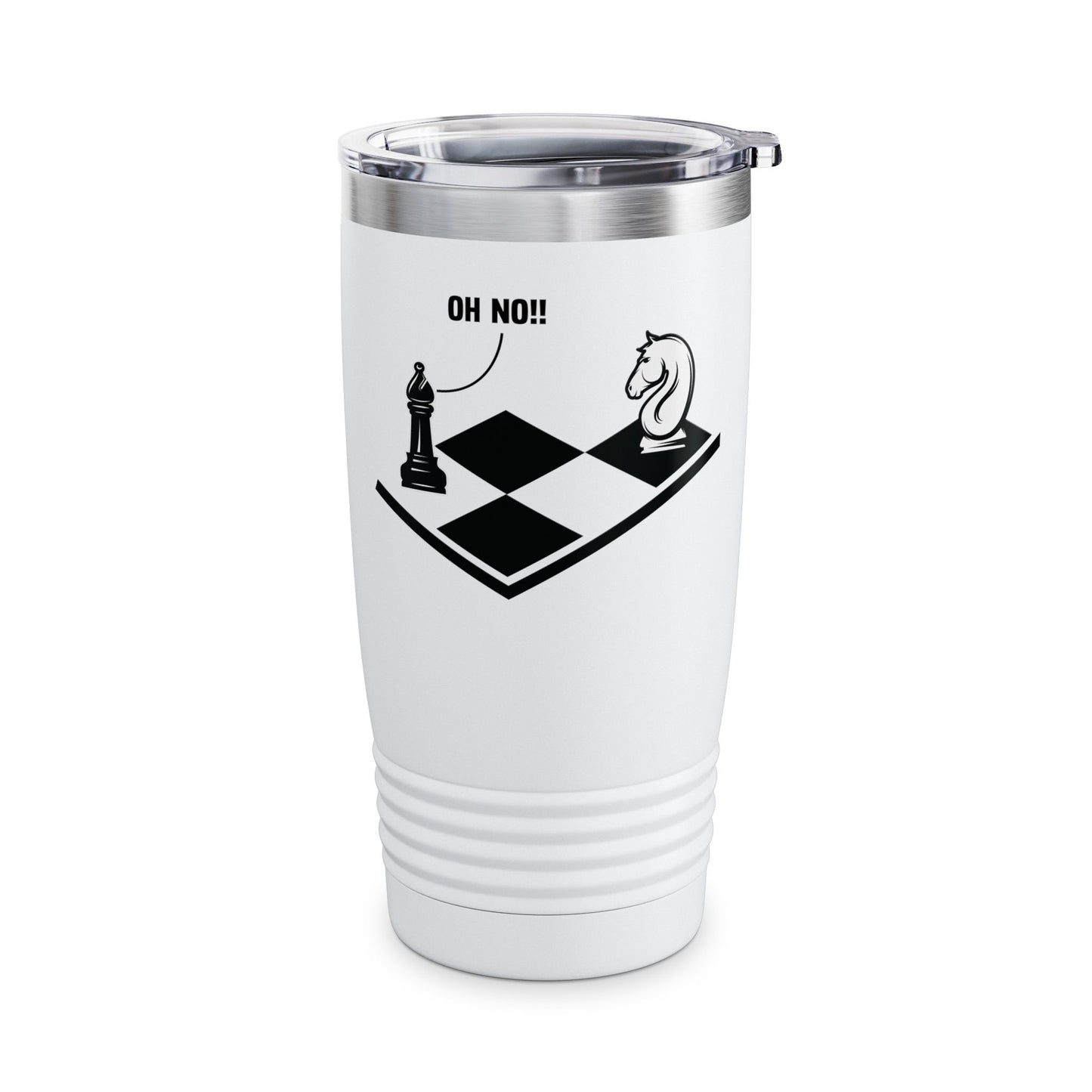 Funny Oh No Knight To Pawn Chess Player Gift Idea Board Game Tumbler For Men Women Tumbler