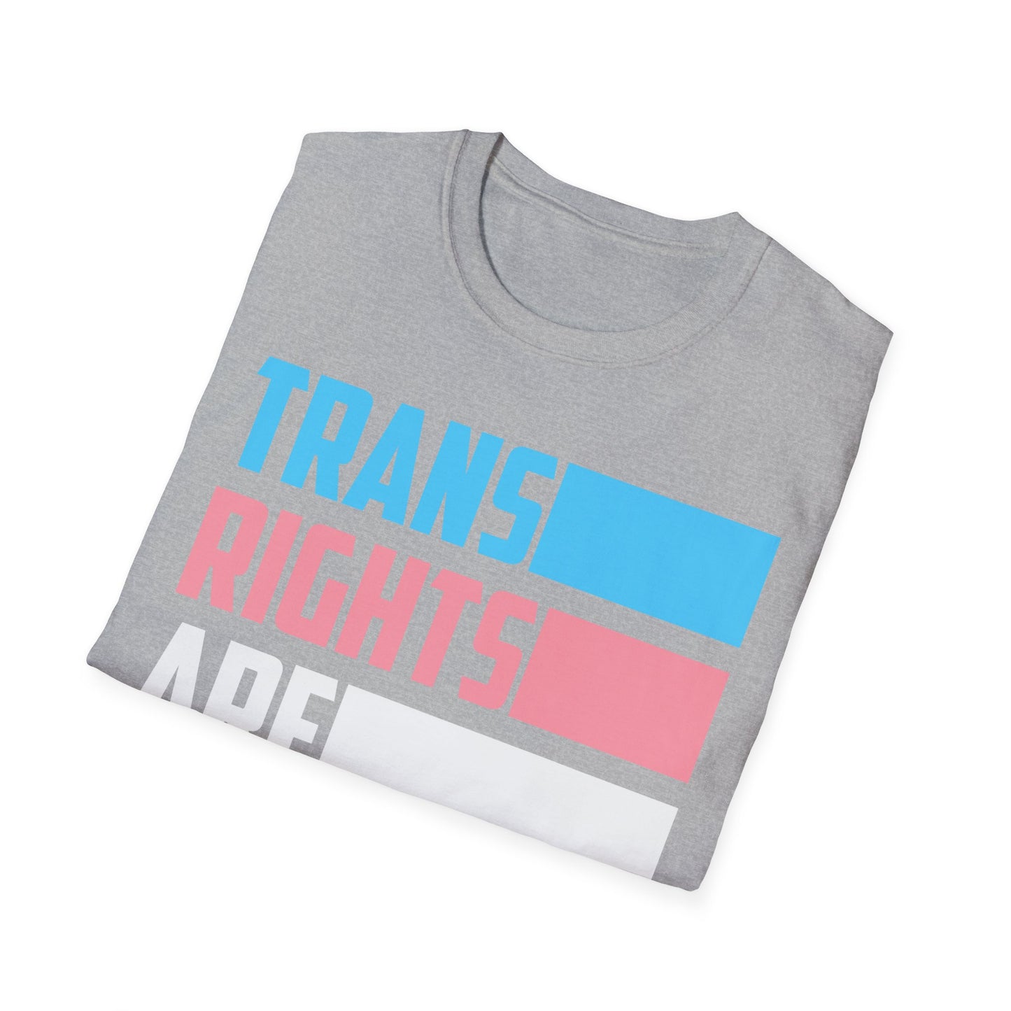 Trans Rights Are Human Rights Transgender Flag T-Shirt Gift For Men Women