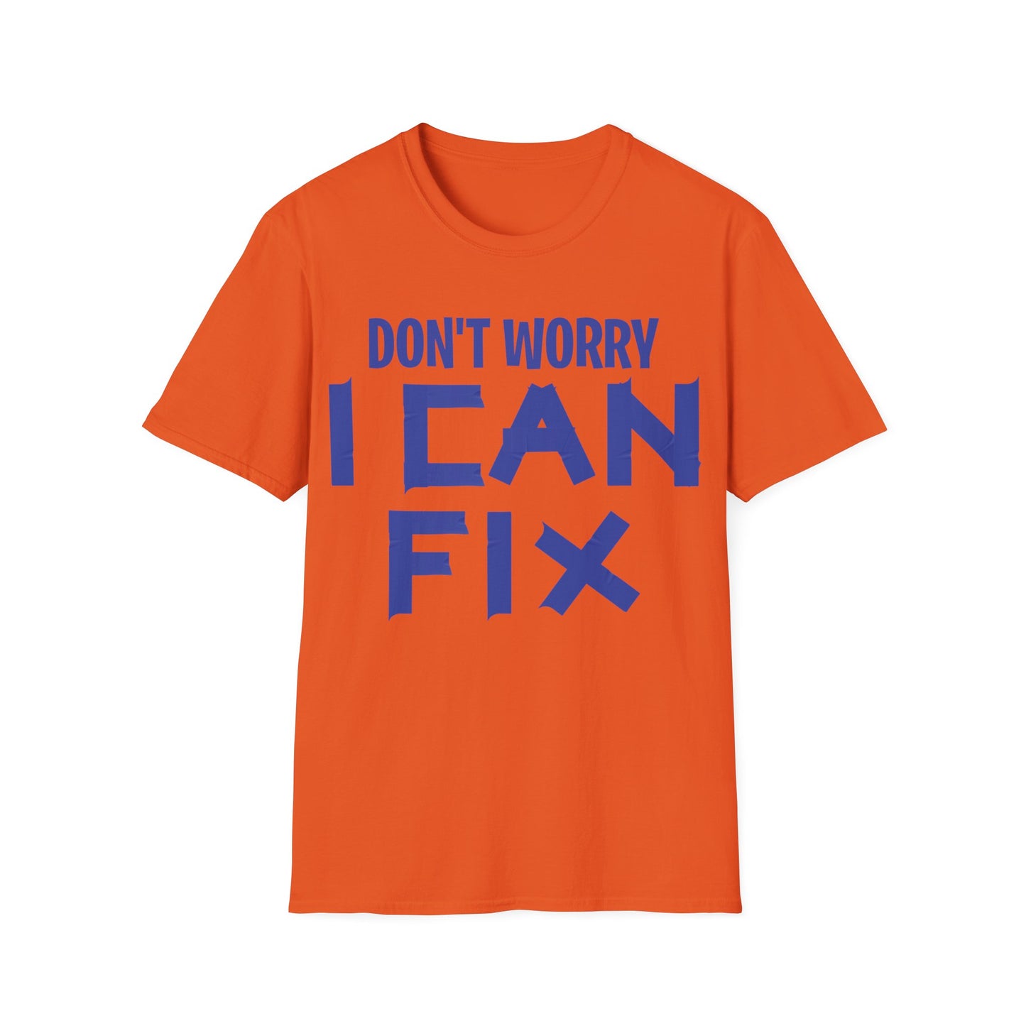 Funny Don't Worry I Can Fix It Duct Tape Ducktape Husband T-Shirt