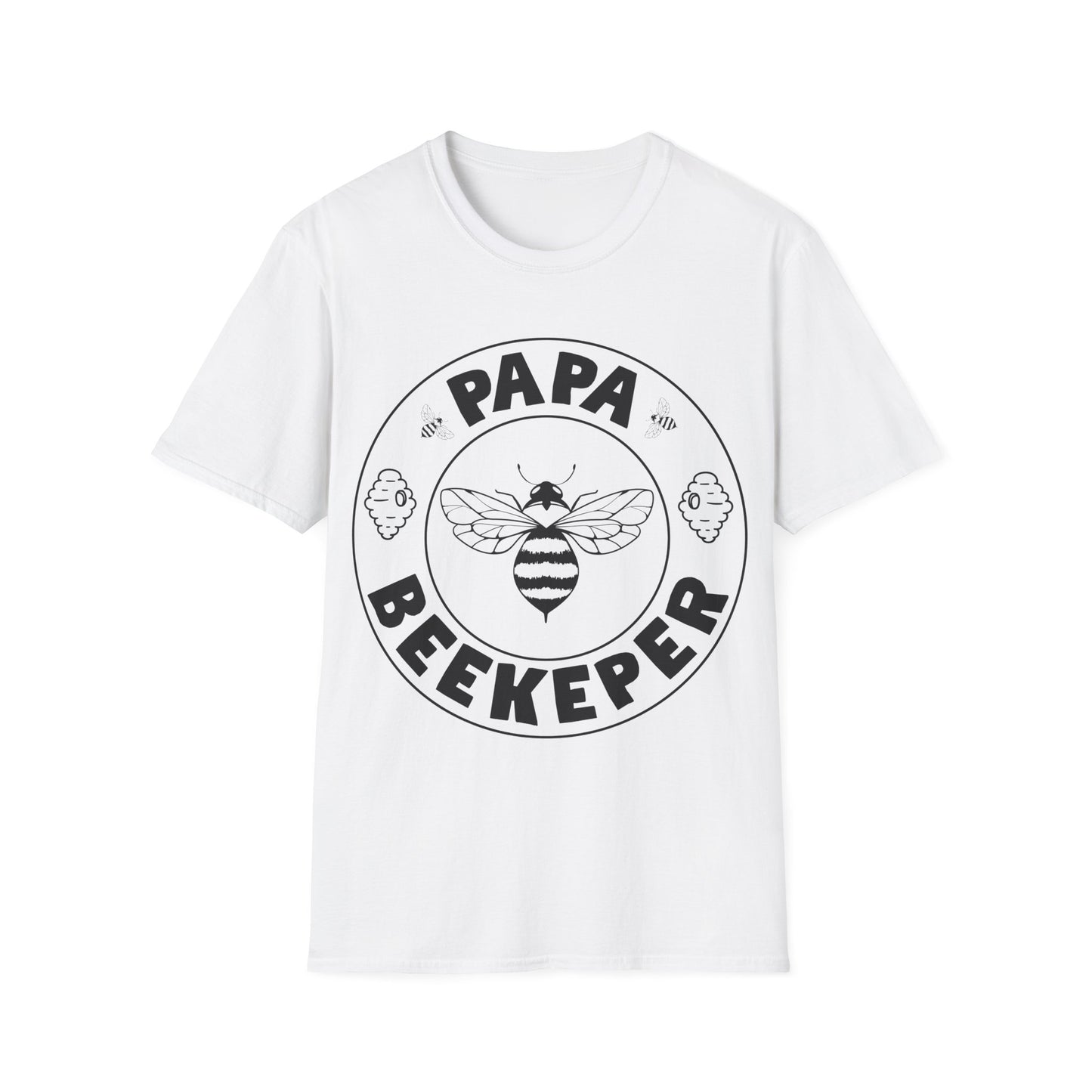 Papa Beekeeper Bee Whisperer Distressed Retro Beekeeping T-Shirt For Men Women T-Shirt