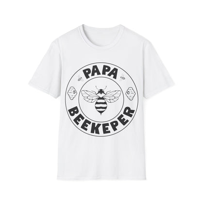 Papa Beekeeper Bee Whisperer Distressed Retro Beekeeping T-Shirt For Men Women T-Shirt