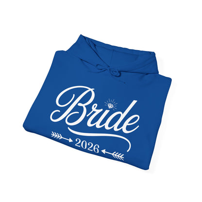 Bride Est 2026 Married Wedding Bridal Party Bachelorette Hoodie For Women