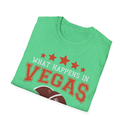 Funny What Happens in Vegas Started in Oakland Sporty Gift T-Shirt Men Women