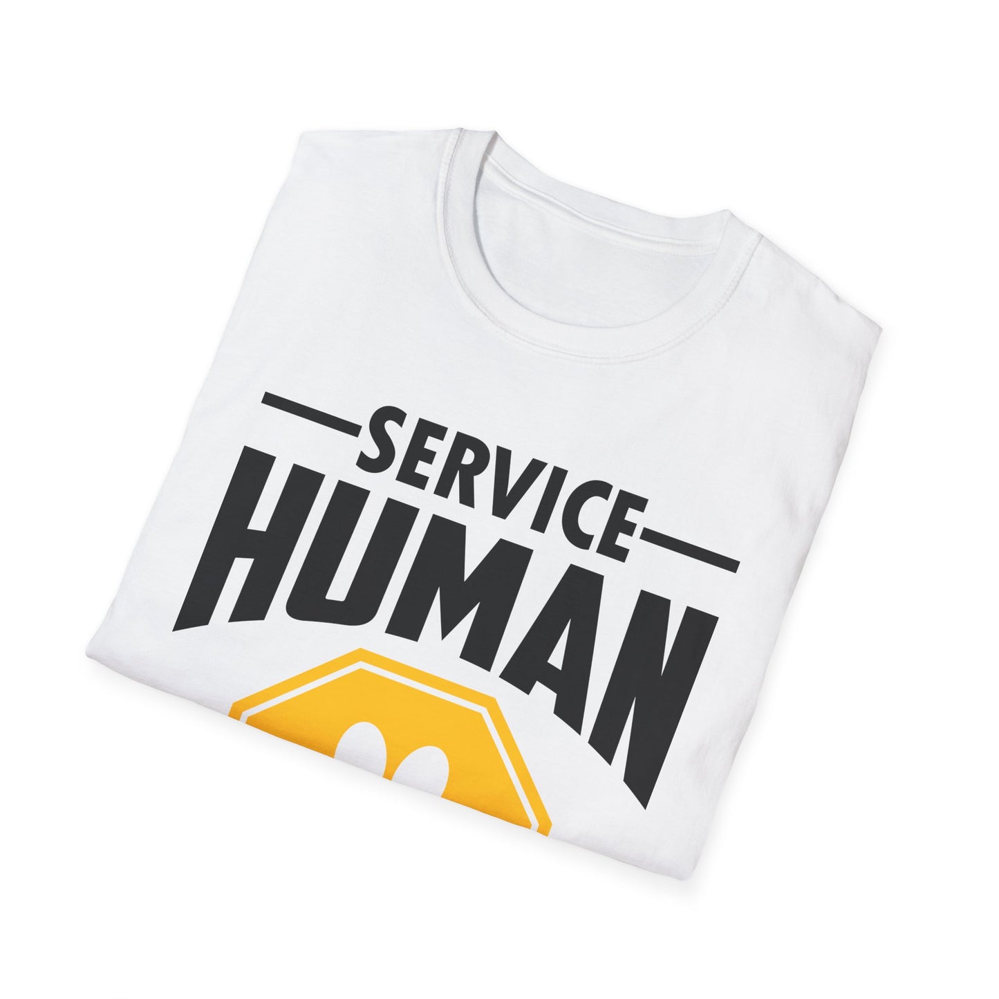 Funny Service Human Do Not Pet Dog Lover T-Shirt Men Women