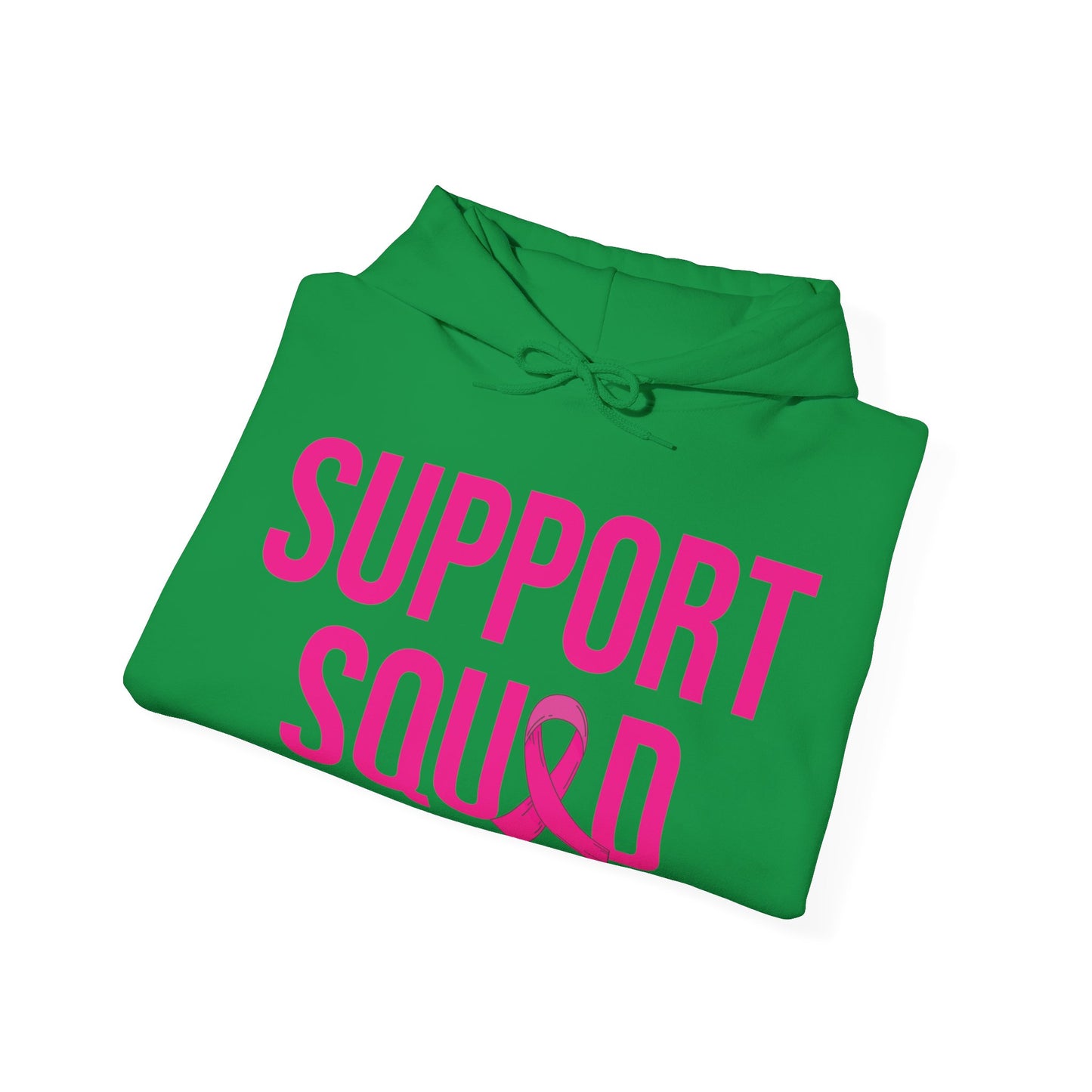 Support Squad Breast Cancer Warrior Awareness October Pink Hoodie
