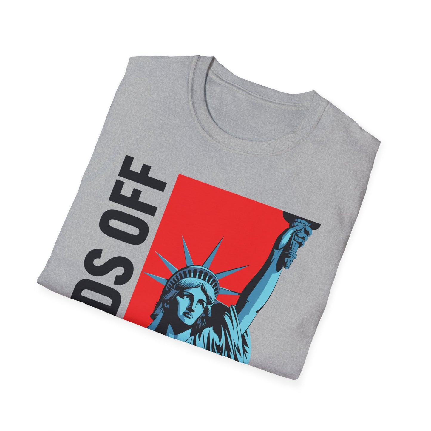 Resist Statue of Liberty Hands Off Resistance Protest T-Shirt For Men Women