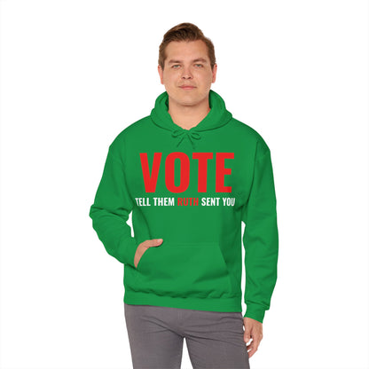 Vote Tell Them Ruth Sent You Funny American Women Saying Hoodie For Men Women Hoodie