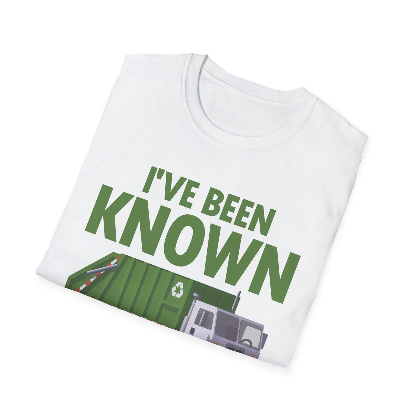 Funny Talk Trash Garbage Truck for Sanitation Worker  T. shirt