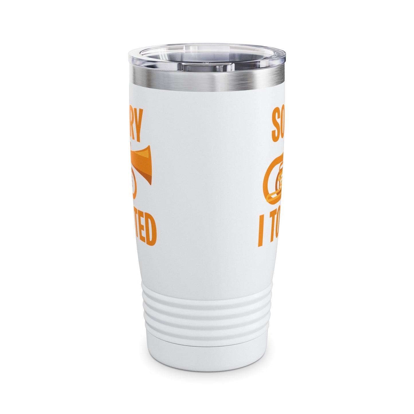 Funny Sorry I Tooted Baritone Euphonium Player Brass Band Tumbler