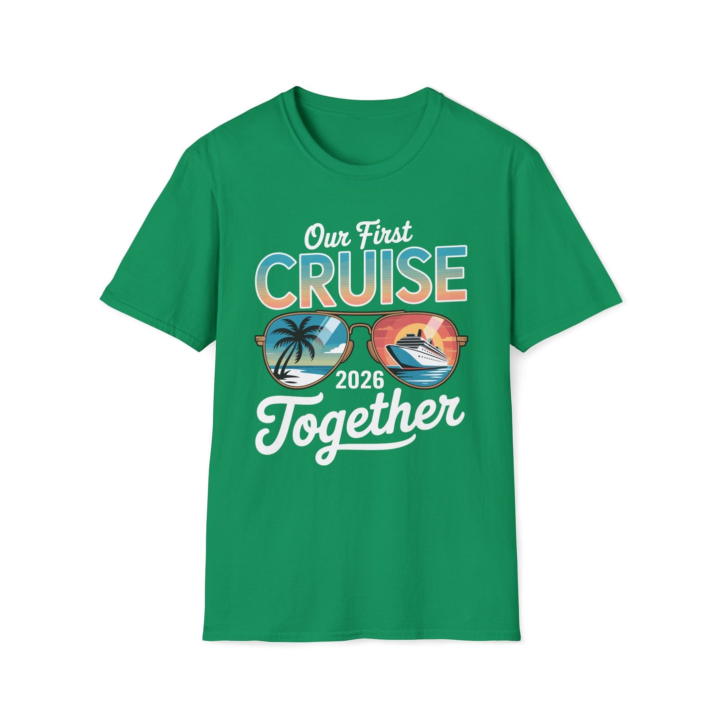 Our First Cruise 2026 Together Cute Matching Couples Cruise T-Shirt For Men Women