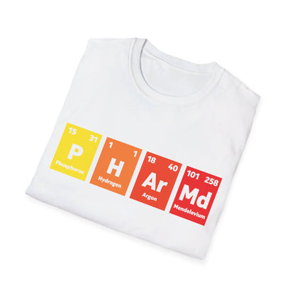 PharmD Pharmacy Graduate Pharmacy School Periodic Table Gift T-Shirt