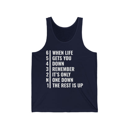 Funny Biker When Life Gets You Down Motorcycle Gear Rider Motercross Tank Top For Men Women Tank Top