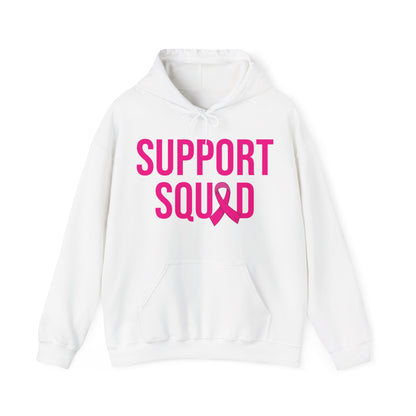Support Squad Breast Cancer Warrior Awareness October Pink Hoodie