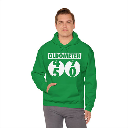 Funny Oldometer Odometer 50th Birthday Gift 50 yrs Old Joke Hoodie For Men Women Hoodie