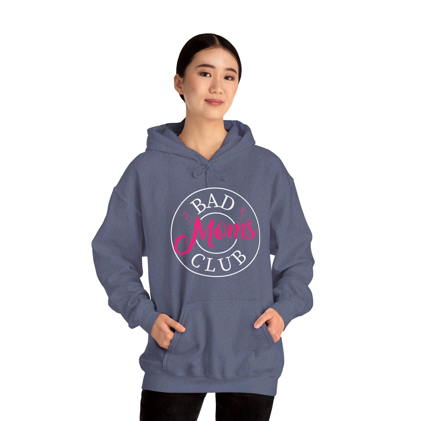 Funny Bad Moms Clubs New Mom Mother Hustler Sarcastic Woman Gift Hoodie