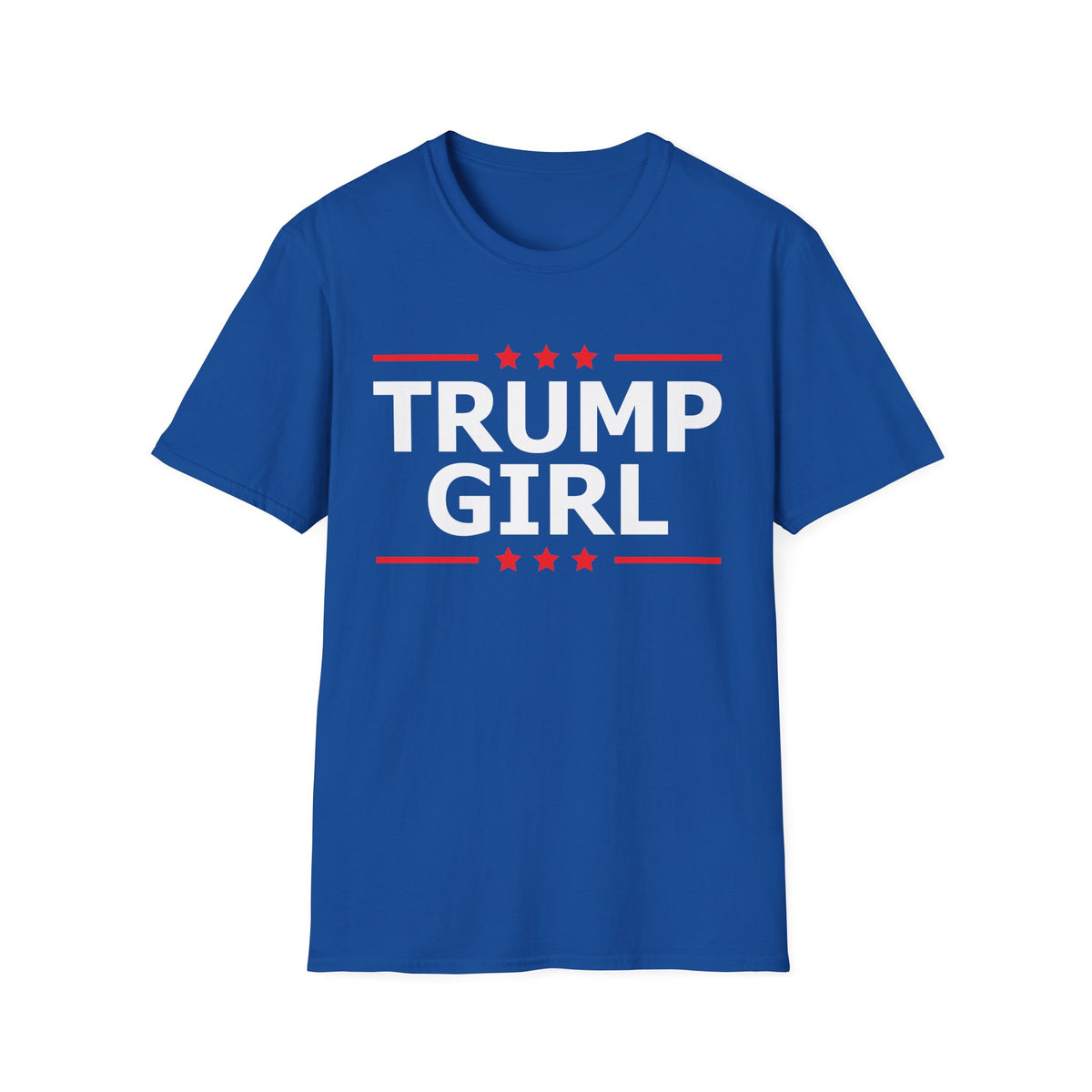 Cute Trump Girl Republican US Flag 2024 Vintage Vote T-Shirt