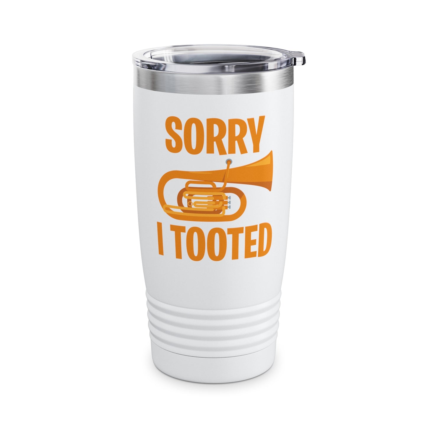 Funny Sorry I Tooted Baritone Euphonium Player Brass Band Tumbler