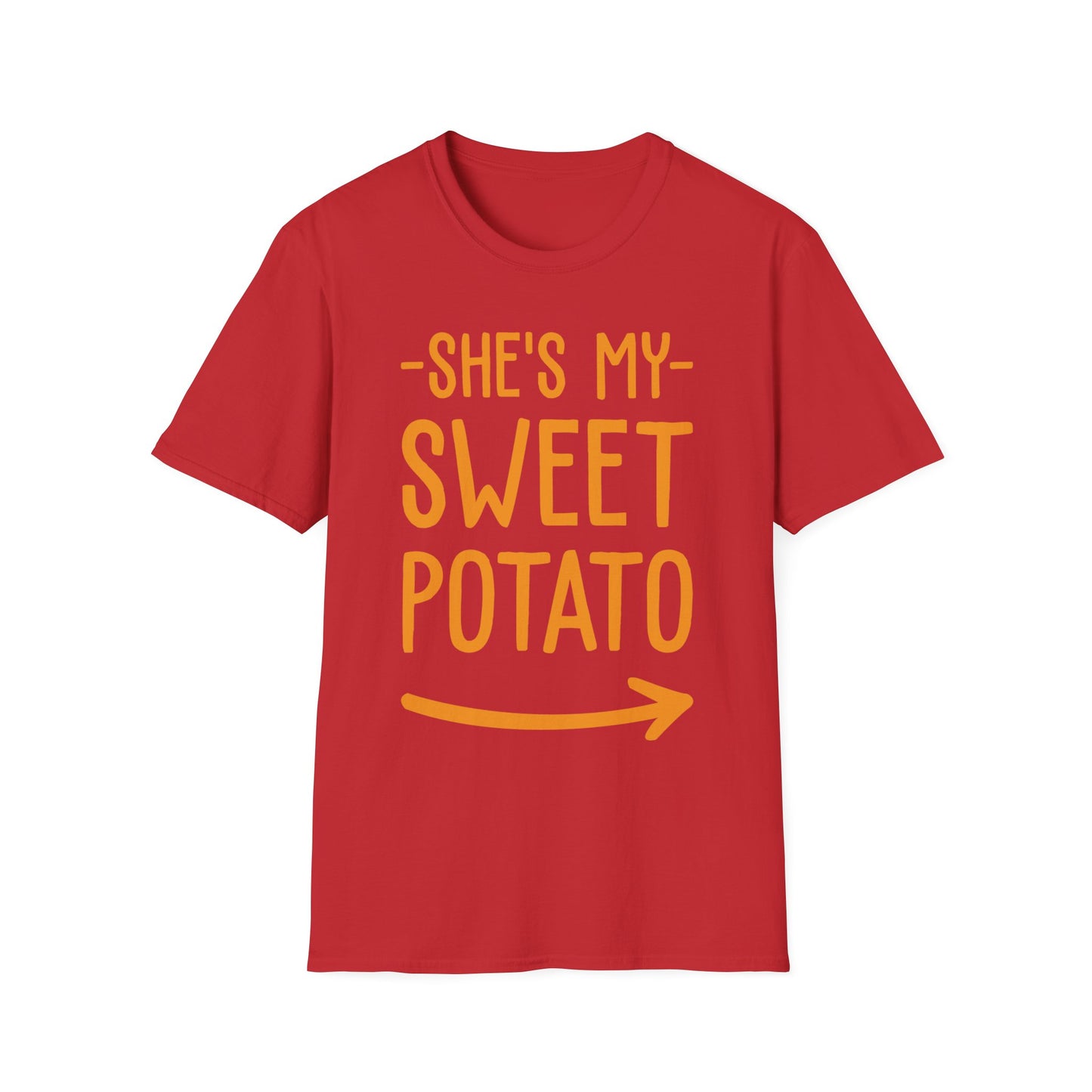 Funny Shes My Sweet Potato T-Shirt I YAM Couples Matching Shirt Tshirt Men Women