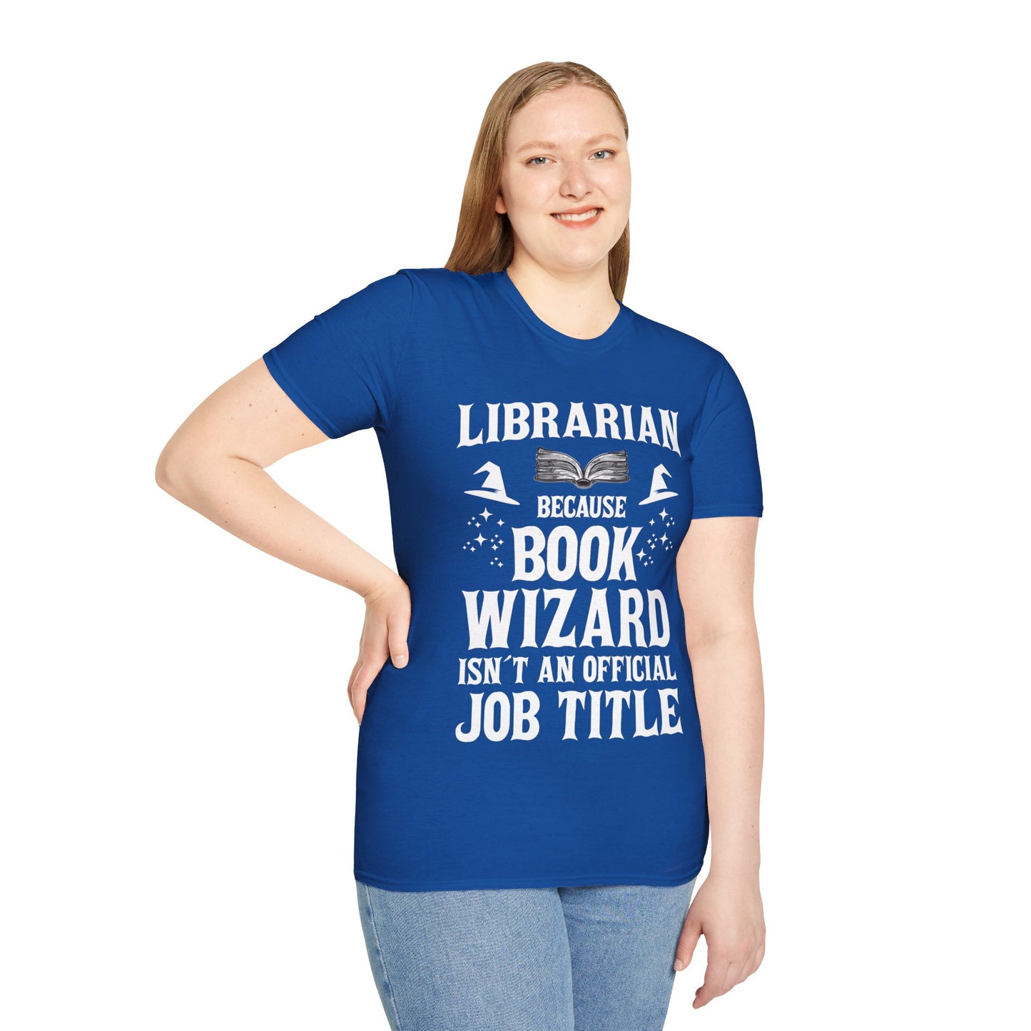 Cool Librarian Book Wizard Art For Men Women Read Library Book Lovers T-Shirt