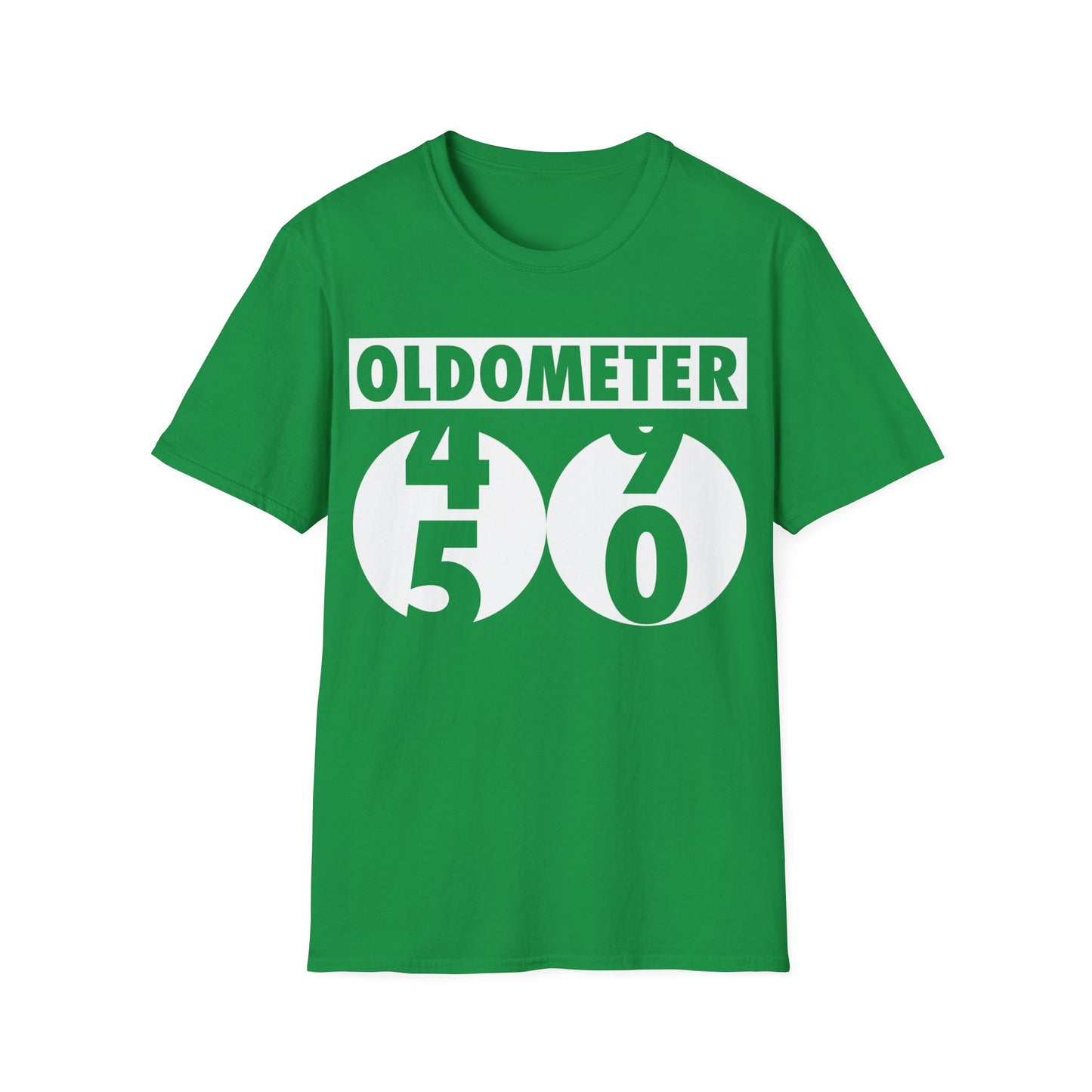 Funny Oldometer Odometer 50th Birthday Gift 50 yrs Old Joke T-Shirt For Men Women T-Shirt