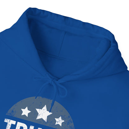 Trump 2024 Retro Campaign Button Re Elect President Trump Hoodie For Men Women Hoodie