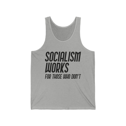 Anti Communism Entrepreneur Capitalist Gift Anti-Socialism Workaholic Tank Tops