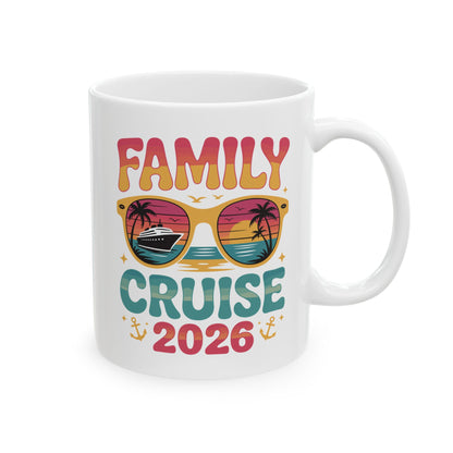 Family Cruise 2026 Summer Vacation Matching Family Cruise Coffee Mug For Women