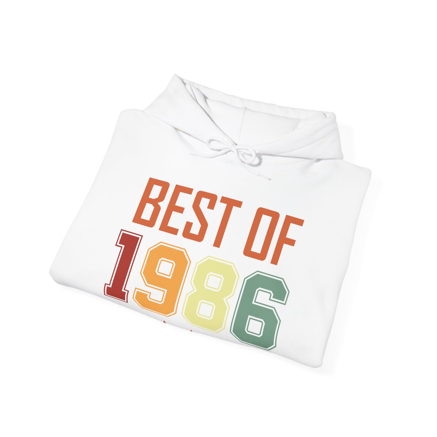 Funny Vintage Best of 1986 40 Year Old Gift 40th Birthday Hoodie For Men Women Hoodie