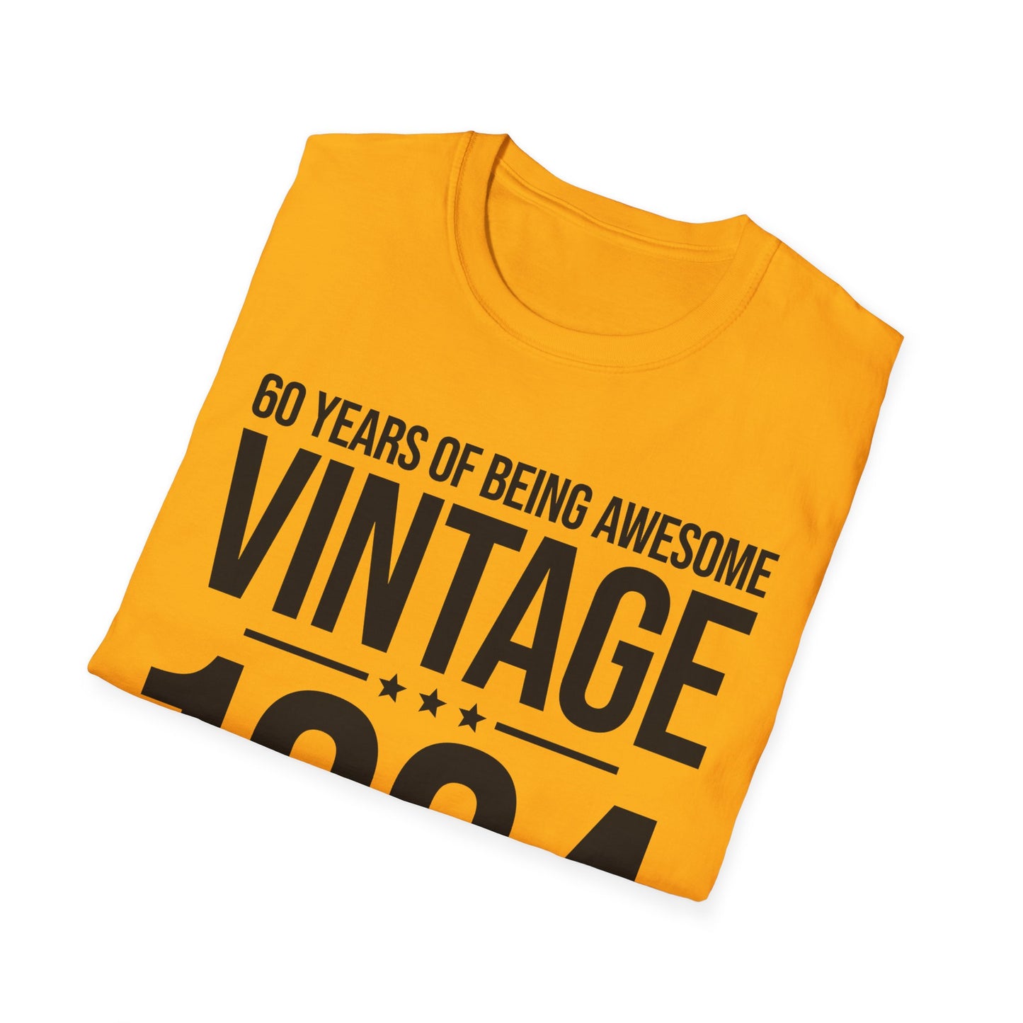 60 Year Old Gifts Vintage 1964 60 Years Awesome 60th Birthday T-Shirt