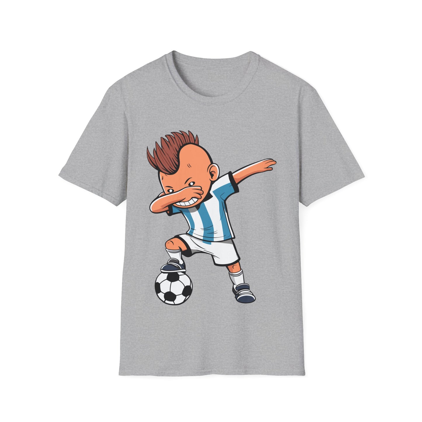 Funny Dabbing Soccer Argentina Jersey Shirt, Dab Kids Boys T-Shirt For Men Women Kids T-Shirt