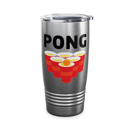 Funny Beer Pong Drinking Halloween Carnival Partner Costume Tumbler For Men Women Tumbler