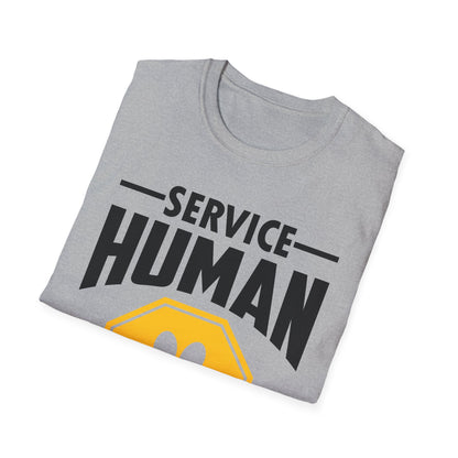 Funny Service Human Do Not Pet Dog Lover T-Shirt Men Women