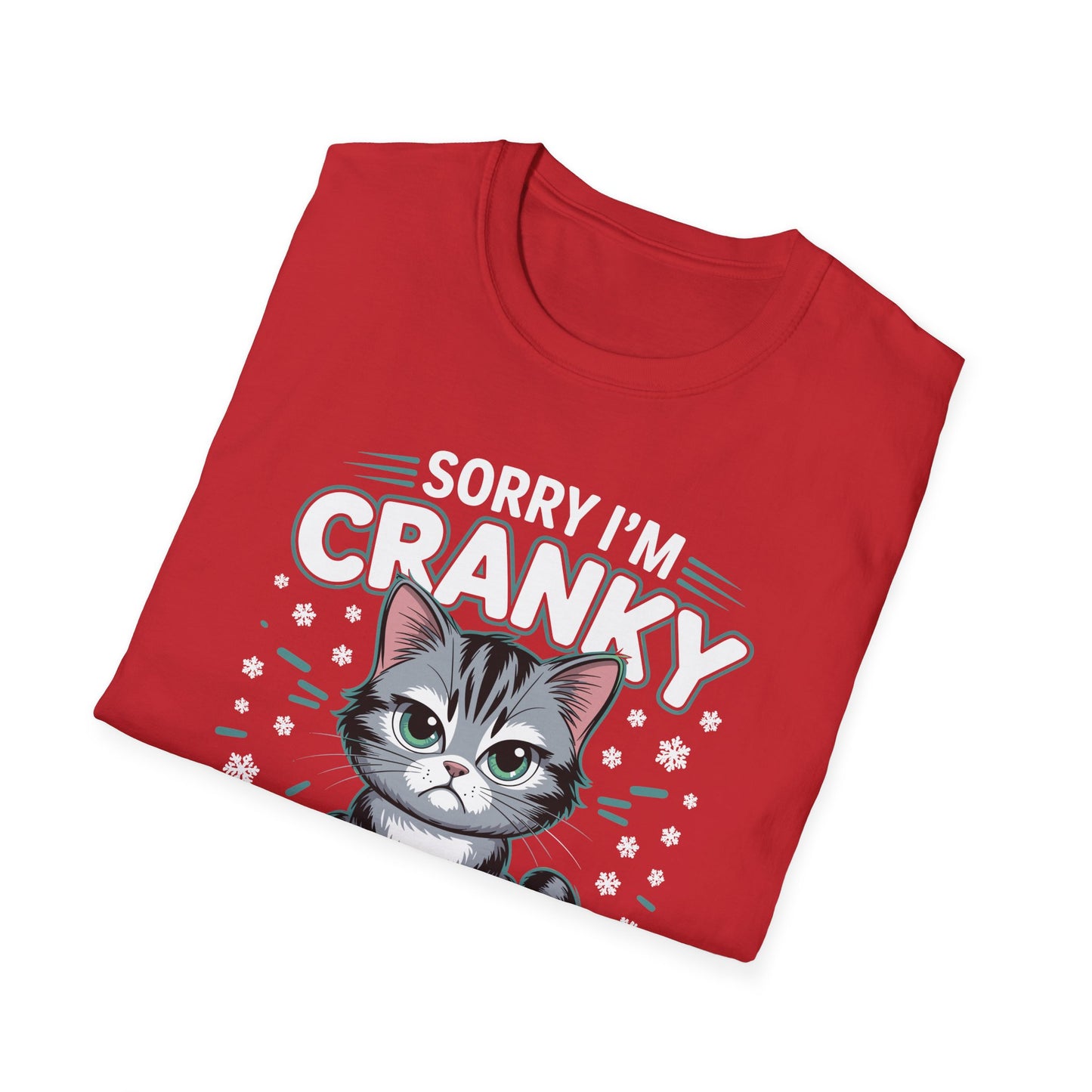 Funny Cat Sorry I'm Cranky I'm Going Through My Terrible 60's Unisex T-Shirt