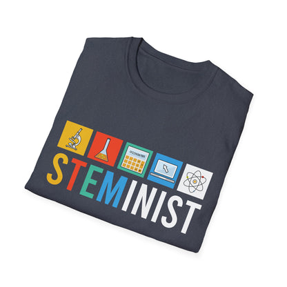 Steminist Science Technology Engineering Math STEM T-Shirt Men Women Teacher